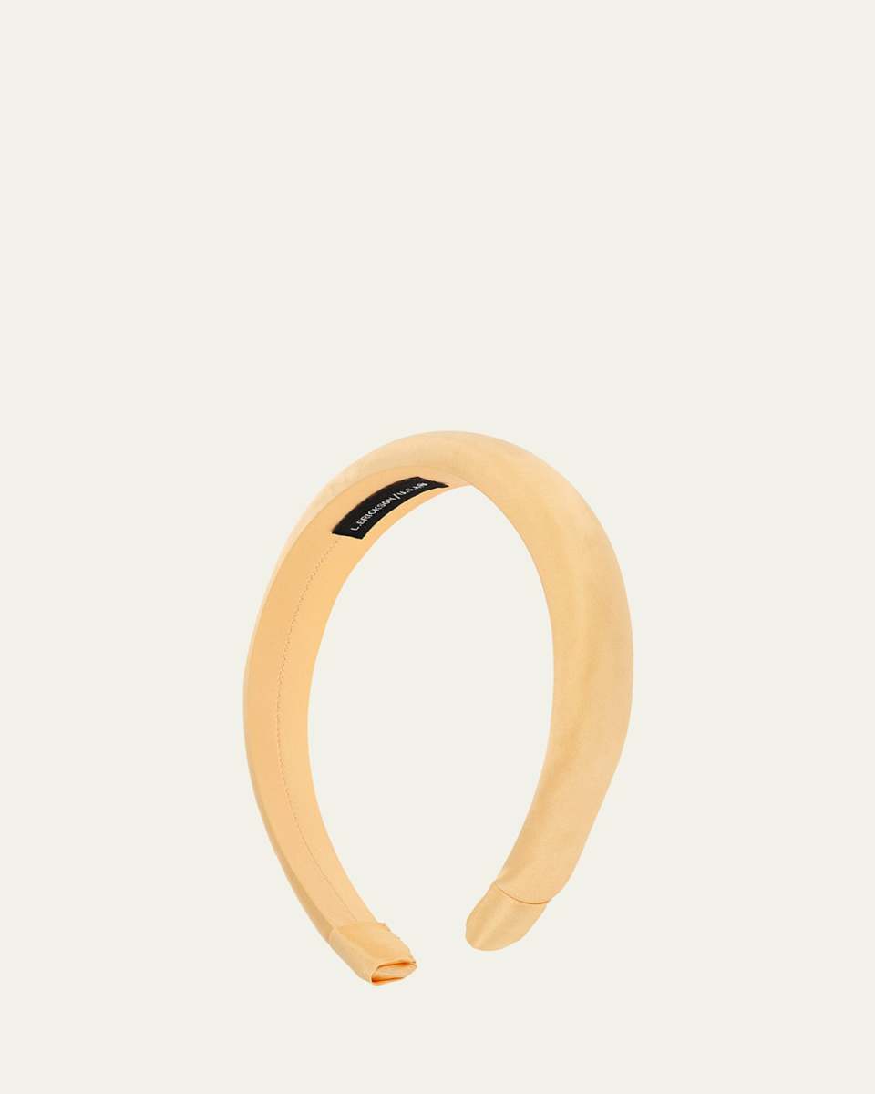 Silk Charmeuse Padded Headband